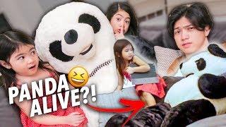 MOVING PANDA PRANK ON NATALIA!! (Her Reaction) | Ranz and Niana