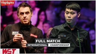 Ronnie O'Sullivan vs He Guoqiang Full Match Highlights - International Championship 2024