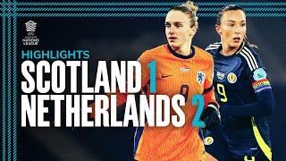 Scotland 1-2 Netherlands | Lawton Scores in Hampden Debut | UEFA Women's Nations League Highlights