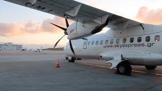 Sky Express: flying with the "Islanders" on an ATR42. Athens-Chios-Thessaloniki