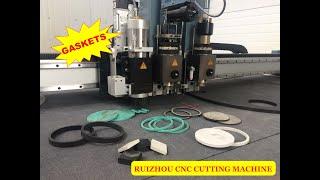 Rubber Gasket CNC Cutting Machine Digital Cutter by Pneumatic Oscillating Tool