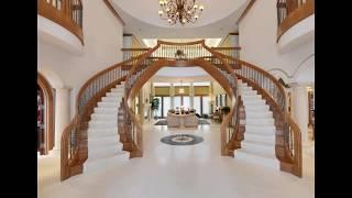 25  Classical double stairs foyer   awesome & luxury