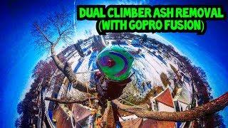 DUAL CLIMBER ASH REMOVAL WITH GOPRO FUSION