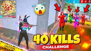 40 Kills  in Solo Vs Squad Insane Gameplay  Free Fire Max