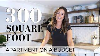 300 Sq ft apartment | Basement/In-law Suite | Design on a budget