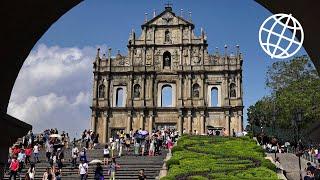 Historic Center of Macau, China  [Amazing Places 4K]