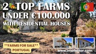  2 TOP FARMS Under €100000 - With Residential Houses | Central Portugal