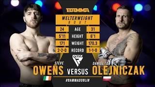 BAMMA 35: Steve Owens vs Daniel Olejniczak