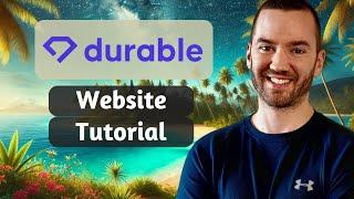 Durable AI Website Builder Tutorial 2024 (How To Create A Website With Durable)