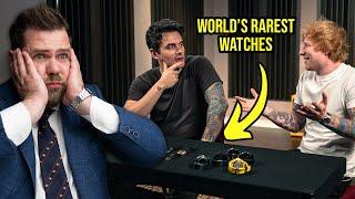 Watch Expert CRITIQUES John Mayer & Ed Sheeran Talking Watches