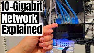 10GB HOME NETWORK - 10GB NETWORK EXPLAINED! RESIDENTIAL NETWORK PANEL