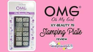 OMG XY-BEAUTY 19 Stamping Plate Review | honeycrunch321