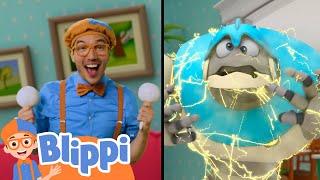 Blippi Visits ARPO The Robot - Robot Dance Off!!! | @ARPOTheRobot | Educational Cartoons for Kids