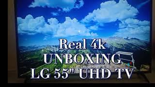 Unboxing LG4k 55