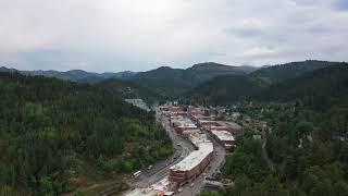 Flying Deadwood, South Dakota Drone 4K