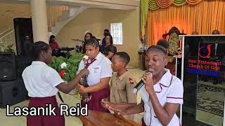 Albert Town School Floral Tribute at Jodi Funeral Service