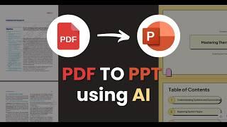 Convert your PDF to a PowerPoint using AI in 2 minutes