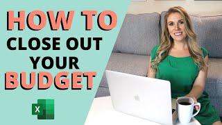 How To Close Out Your Budget Every Month | In Real-Time |  Kelly Anne Smith