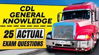 CDL General Knowledge Exam Questions To Know BEFORE Your Exam