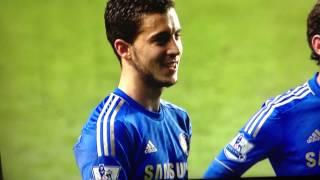 Eden Hazard sees red as he kicks Swansea ball boy!