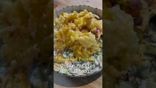 Çıtır patates salatası tarifi #taylankümeli #recipe #smashedpotatoes #food