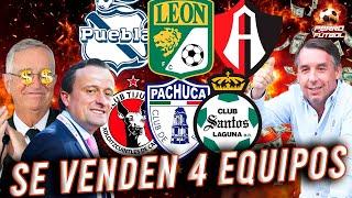 ¡ES OFICIAL! SE VENDEN 4 EQUIPOS DE LA LIGA MX ¡PUEBLA Y SANTOS A LA VENTA!