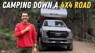 Truck Camping Above 11,000 ft Down a 4X4 Road