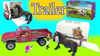 Schleich Horses Club Truck and Horse Trailer Playset with Friesian Mare