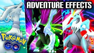 *KYUREM BLACK/WHITE ADVENTURE EFFECTS ARE HERE* Let's Hunt Kyurem Black/White in GBL Pokemon GO