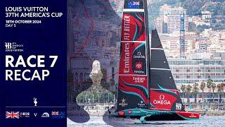 Louis Vuitton 37th America's Cup Race 7 Recap | INEOS Britannia vs Emirates Team New Zealand