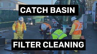 Catch Basin Filter Cleaning