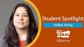 CSAIL Alliances Student Spotlight: Hallee Wong