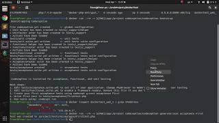 docker+codeception