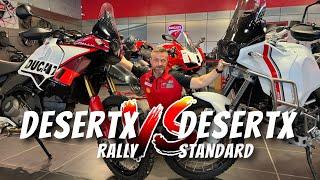 Ducati DesertX Rally vs Ducati DesertX