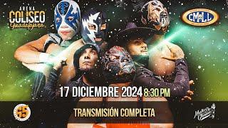 CMLL EN VIVO DESDE LA ARENA COLISEO DE GUADALAJARA: MARTES DE GLAMOUR / 17 DE DICIEMBRE