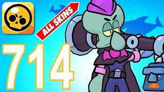 Brawl Stars - Gameplay Walkthrough Part 714 - All Squidward Mortis Skins (iOS, Android)