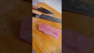 Skill:how to make a perfect sashimi filet - swordfish  #shorts #satisfying #food #funny