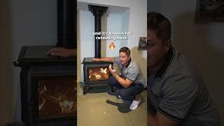 Check out the Hearthstone Heritage wood stove heater !! #shorts