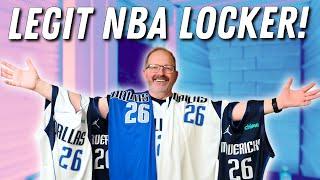 NBA Player's Storage Locker Game-Worn Jerseys!