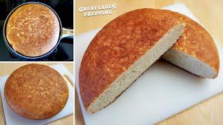 Soft & Fluffy Skillet Bread - Cook Delicious Bread in Frying Pan with no Oven