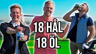 18-HÅLS GOLFBANA - 18 ÖL & KORV-CHALLENGE! med Robin Mos