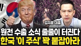 원전 수출 소식 줄줄이 터진다. '이 주식' 제 2의 TSMC 된다 (김지훈 대표, '김지훈의 훈훈한주식' / 2부)