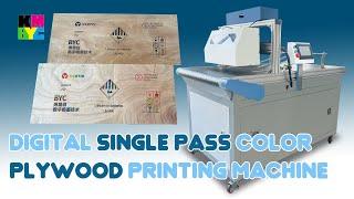 SMALL SIZE Digital single pass color plywood printing machine