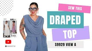 SEW WITH ME! SIMPLICITY X MIMI G SEW ALONG #9929 VIEW B TOP