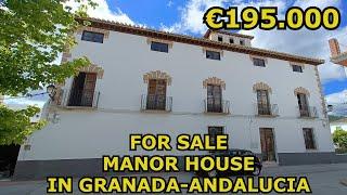 €195.000- Large Historic Manor House near the Lake and natural Park-Granada, Andalucia, Spain