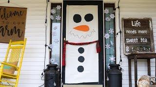 Snowman Door Decorations