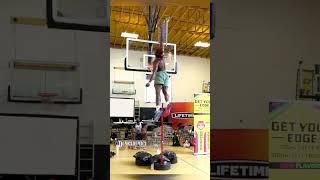 Highest vertical leap - running start: 1.27 m (4 ft 1.92 in) by Darius Clark #shorts