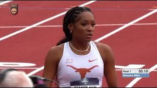 NCAA TRACK & FIELD OUTDOOR : 400M SEMI FINAL 1 - TALITAH DIGGS (UF)