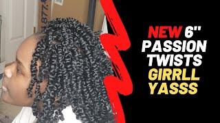 New 6 inch Toyotress Passion Twists Install |Amazon Vendor Hair