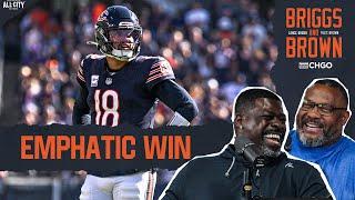 Caleb Williams STARS in Bears blowout win vs Panthers | Briggs & Brown Postgame Show